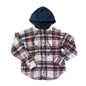 American Eagle Flannel with Hood